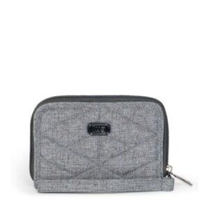 Lug Rodeo 2 Unisex Compact RFID Wallet in Heather Grey - Secure & Stylish